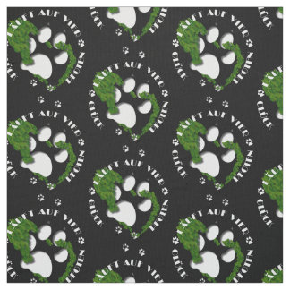 Fote of Happiness - Happiness runs on four paws Fabric