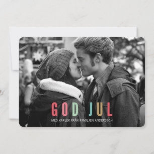 Foto Julkort   God jul
