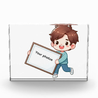 Fotoframe-Design mit Jungen – Heb deinen Moment ho Photo Block