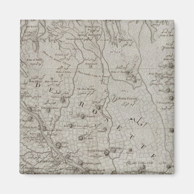 Foueh, Damanhour, Egypt Magnet (Front)