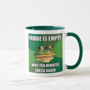 Foul Bachel Frog Empty Fridge Mug