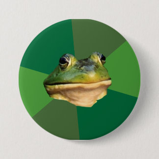 Foul Bachelor Frog 7.5 Cm Round Badge
