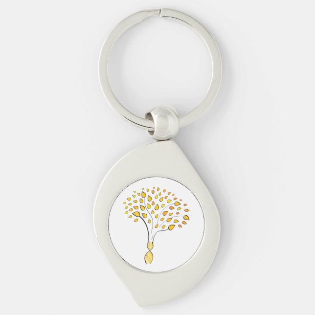Found Family DNA Tree Key Ring (Front)
