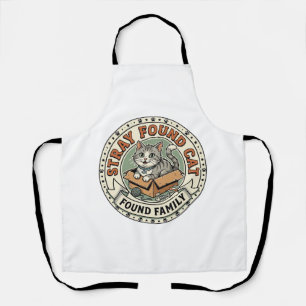 Found Family Stray Found Cat Found Family Stray Fo Apron