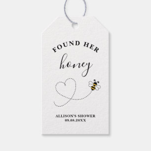 Found Her Honey Bridal Shower or Wedding Gift Tags