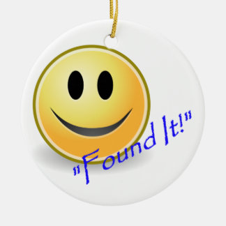 Found It! Geocaching Ceramic Tree Decoration