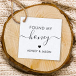 Found My Honey Gift Tag, Wedding Tag, Favour Tags<br><div class="desc">These are the perfect little gift tags. You can customise front and back text,  as well as change the colours.</div>