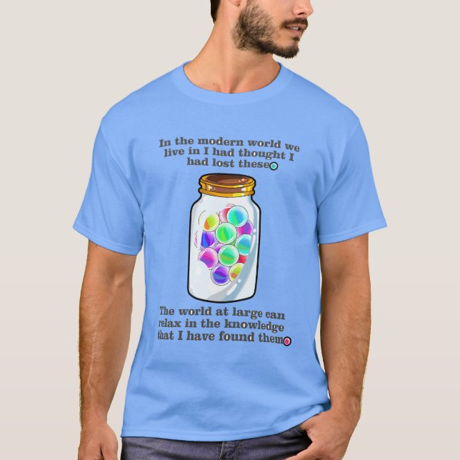 Found my Marbles(cartoon) T-Shirt (Front)