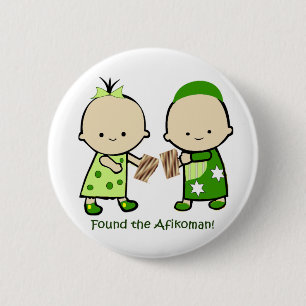 Found the Afikoman 6 Cm Round Badge