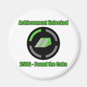Found the Cake - Achievement Unlocked Magnet