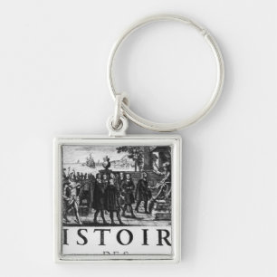 Foundation by Louis XIV, king of France Key Ring