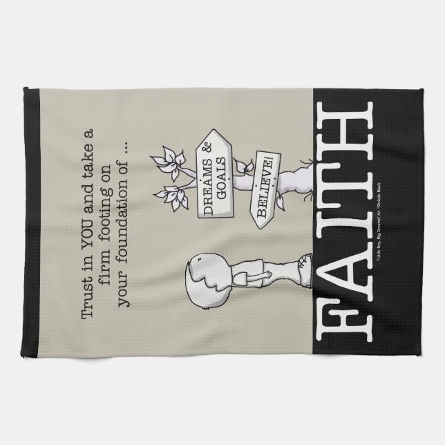 Foundation of Faith Tea Towel (Horizontal)