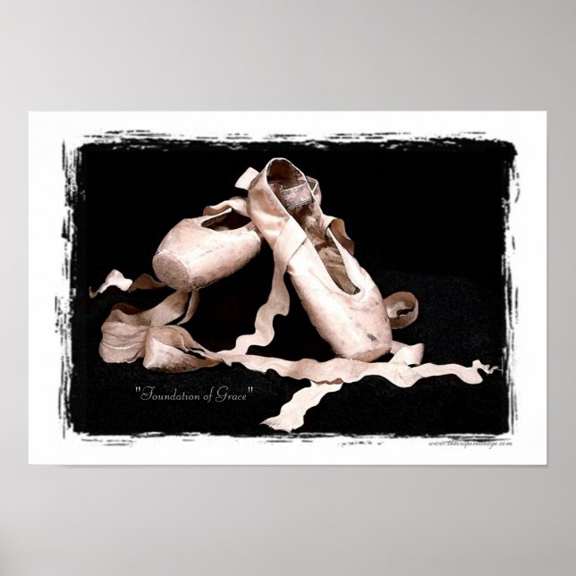 "Foundation of Grace" Ballet Shoes Print (Front)