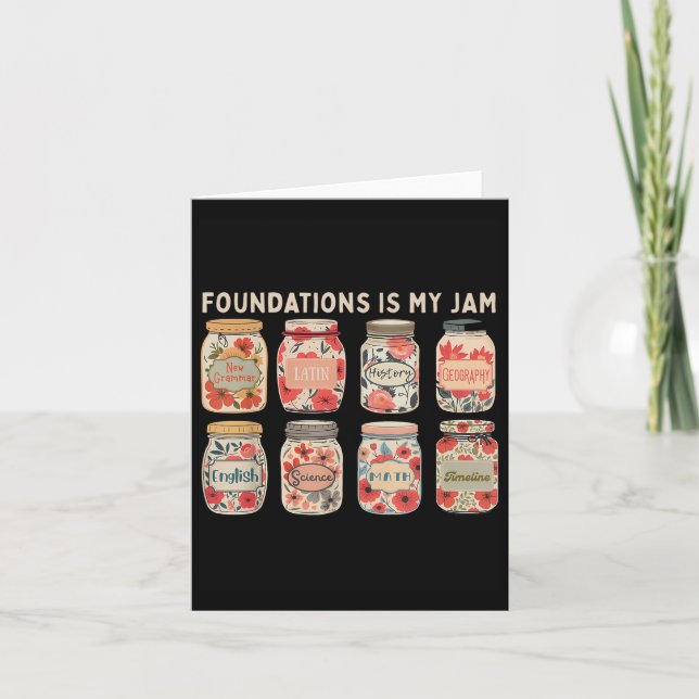 Foundations Clical Conversations Is My Jam Homesch Card (Front)