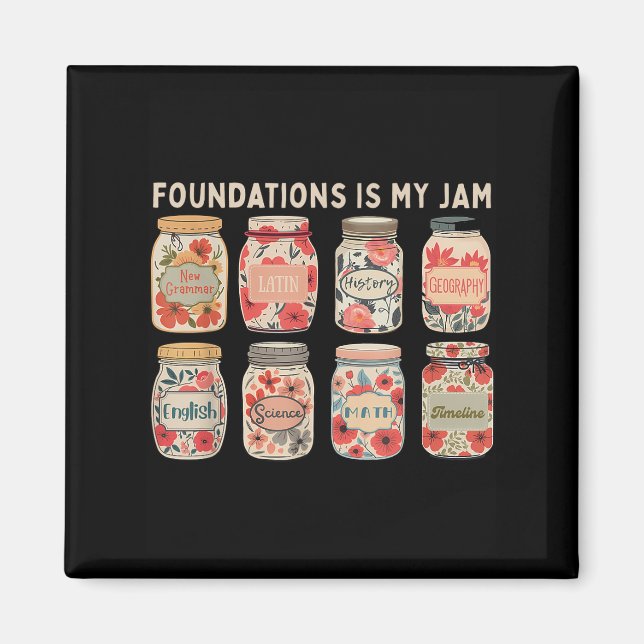 Foundations Clical Conversations Is My Jam Homesch Magnet (Front)