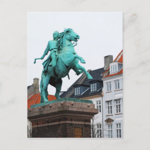Founder of Copenhagen Absalon - Højbro Plads Postcard
