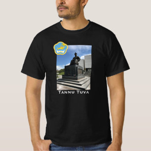 Founder of Tannu Tuva statue tee