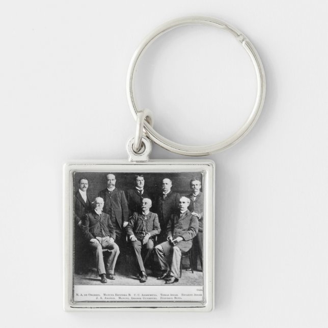 Founders of the Republic of Panama Key Ring (Front)