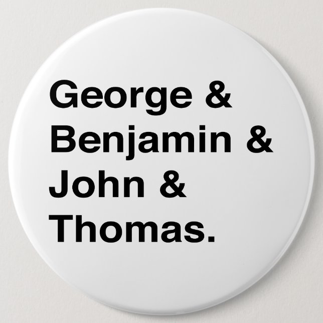 Founding Fathers Button (Front)