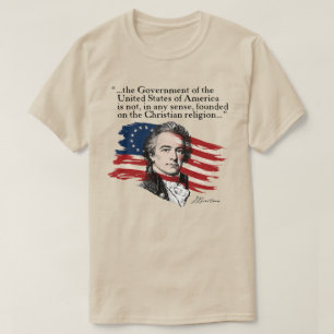 Founding Fathers - Joel Barlow (Sand) T-Shirt