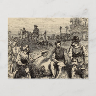 Founding of St. Augustine, Florida 1565 Postcard