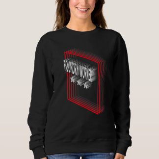 Foundry Worker Job Title Appreciation Retro Sweatshirt