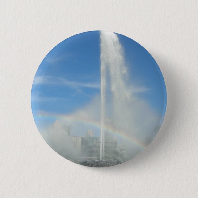 Fountain at the Point 6 Cm Round Badge (Front)