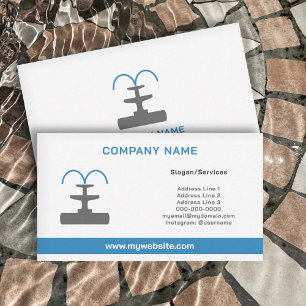 Fountain  business card