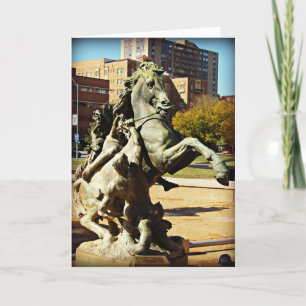 Fountain Details on the Plaza, Father's Day Card