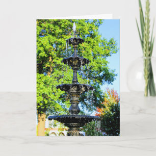 Fountain in Pella, Iowa Card