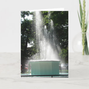 Fountain in Summer Card