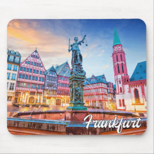 Fountain Of Justice, Frankfurt, Germany Mouse Pad