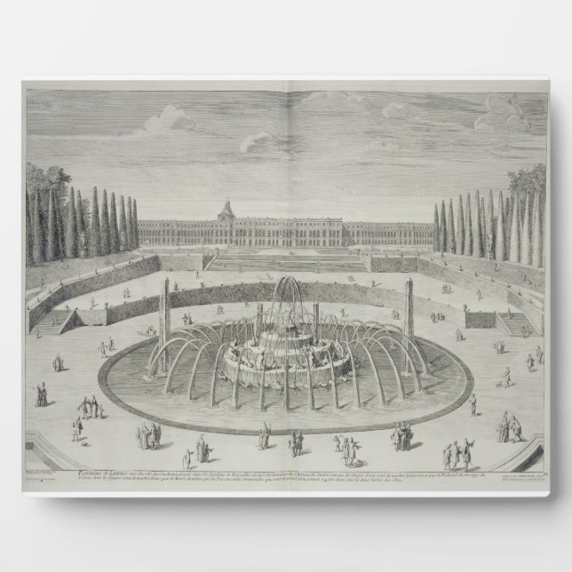 Fountain of Latone at Versailles, 1714, from 'Les Plaque (Front)