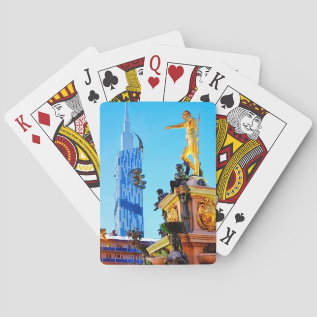 Fountain of Neptune Playing Cards (Back)