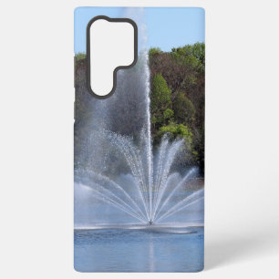 Fountain On A Lake Samsung Phone Cases
