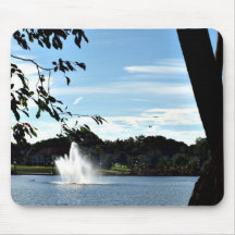 Fountain on the Lake Mousepad