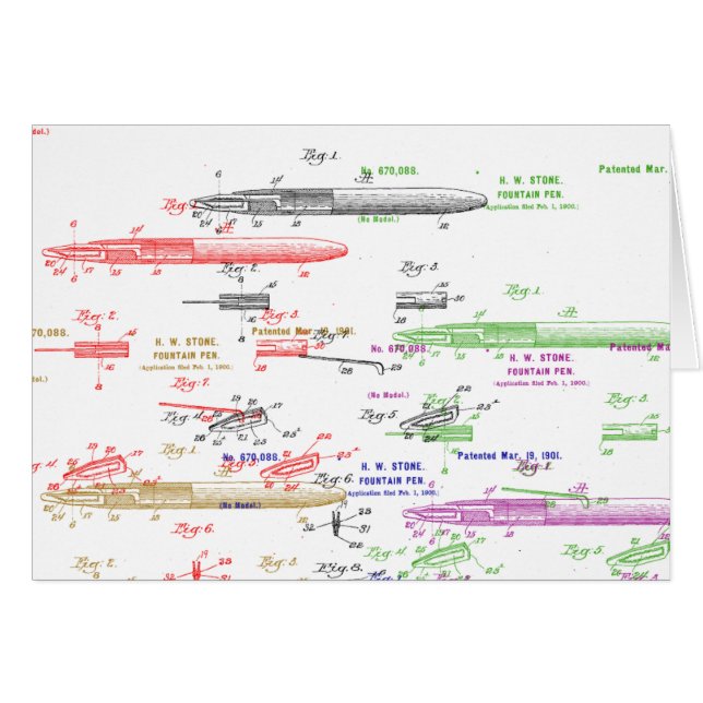 Fountain pen patent (Front Horizontal)