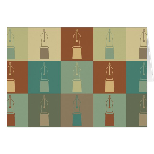 Fountain Pen Pop Art (Front Horizontal)