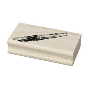 Fountain Pen Rubber Stamp