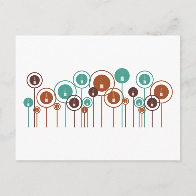 Fountain Pens Daisies Postcard (Front)