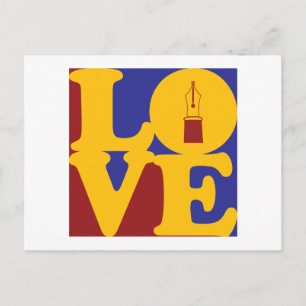 Fountain Pens Love Postcard
