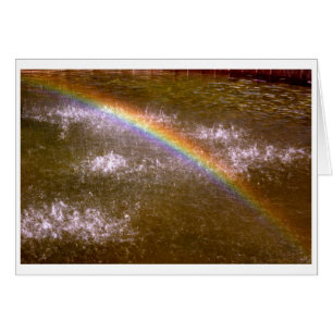 Fountain Rainbow Card