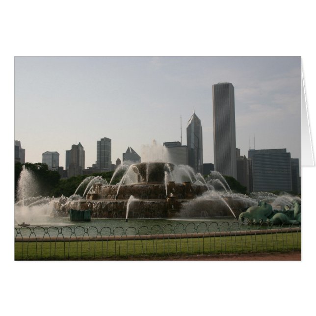 Fountain & Skyline (Front Horizontal)