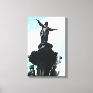 Fountain Square Canvas Print