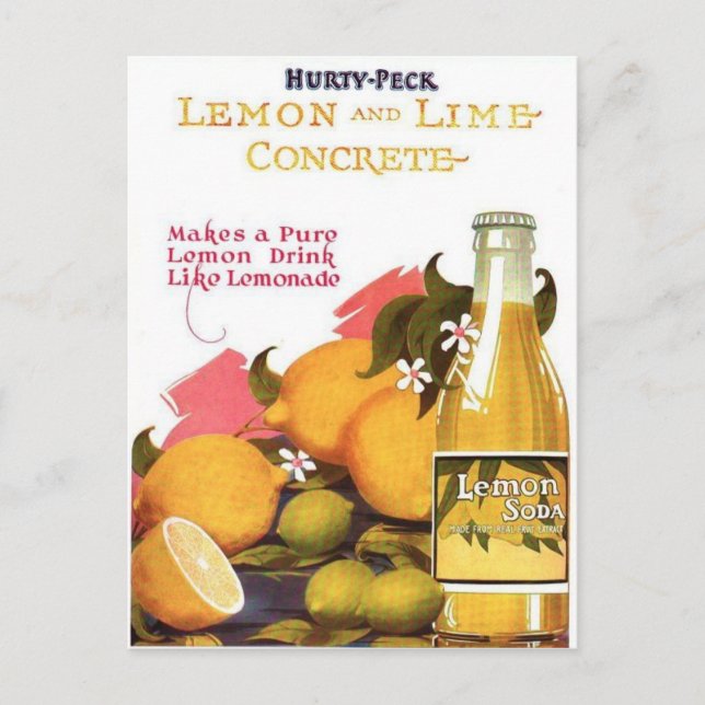 Fountain Syrup Ad Postcard (Front)