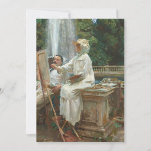 Fountain Villa Torlonia Frascati, Italy by Sargent