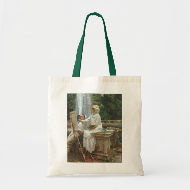 Fountain Villa Torlonia Frascati, Italy by Sargent Tote Bag (Front)
