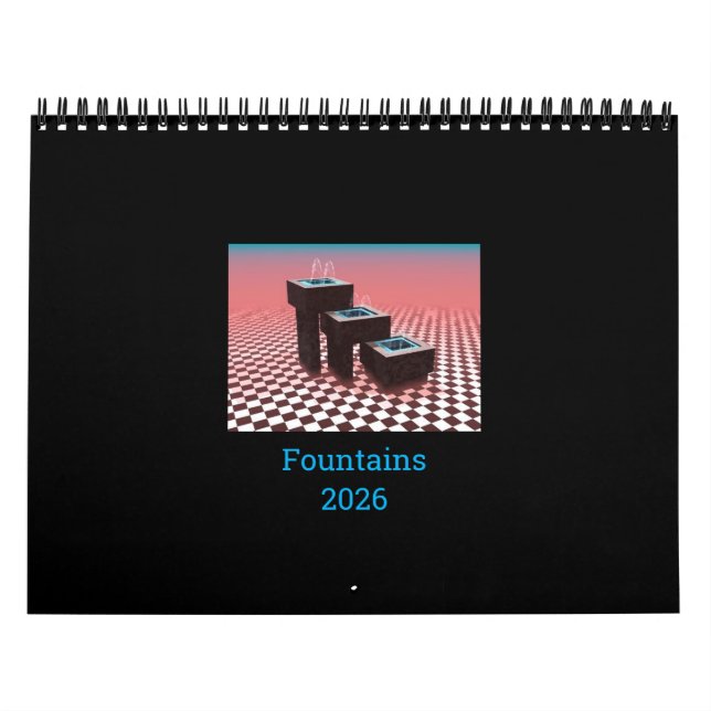 Fountains 2026 calendar (Cover)