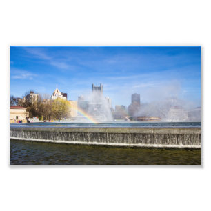 Fountains of Point State Park, Pittsburgh, PA Photo Print