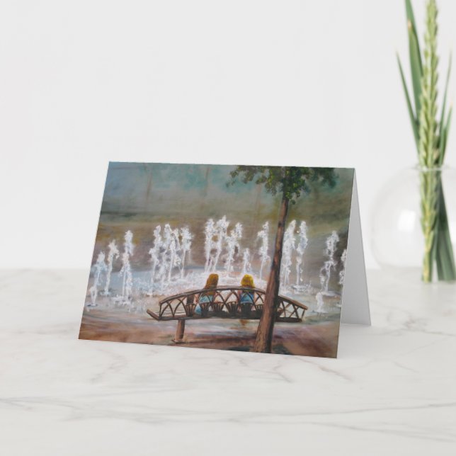 "Fountains of Youth" greeting card (Front)